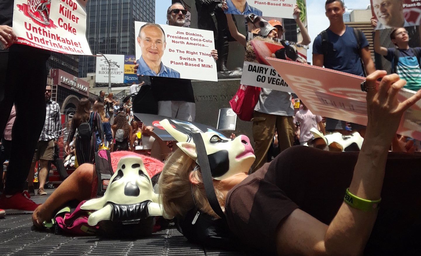dairy protest NYC