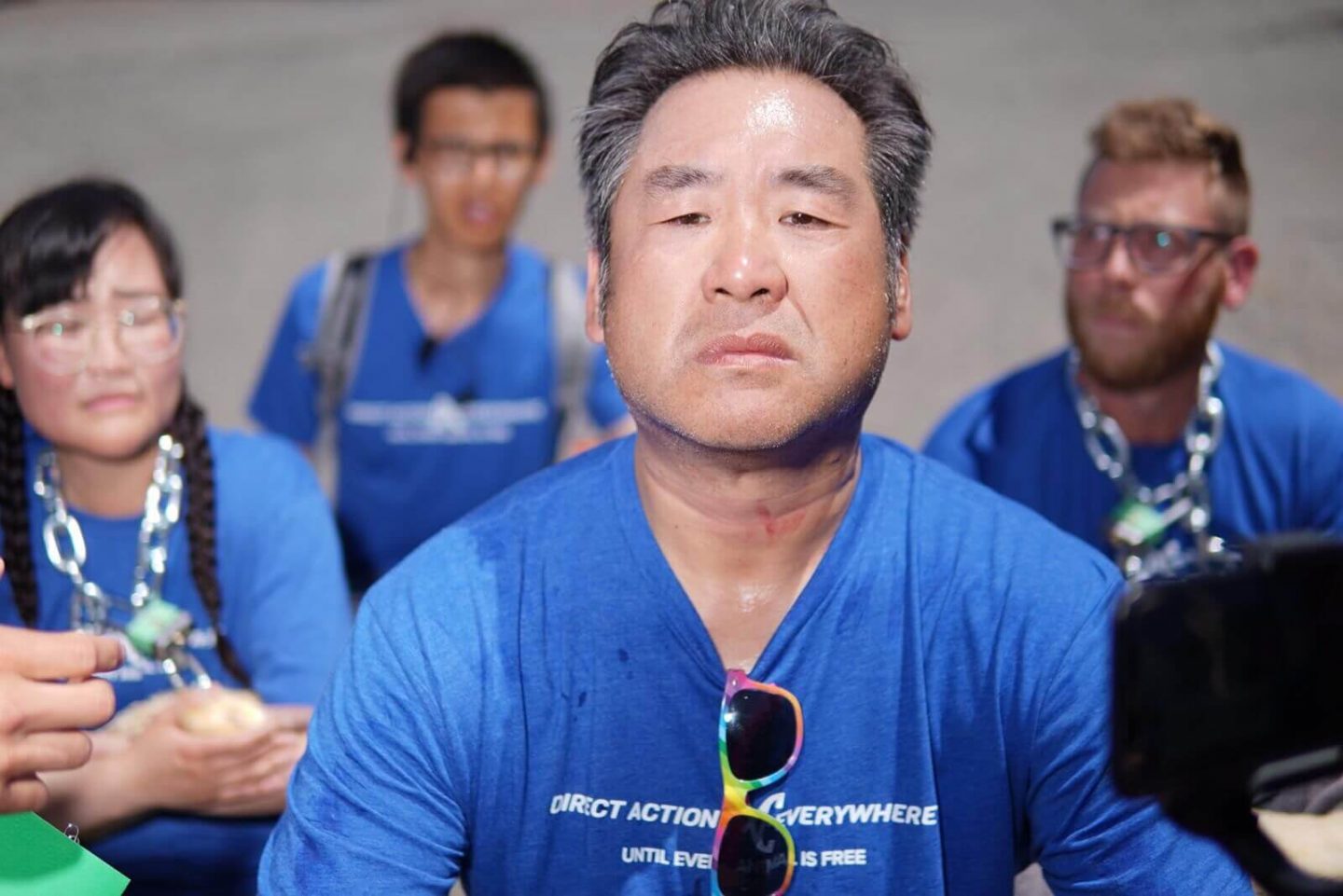 Chiang activist protest