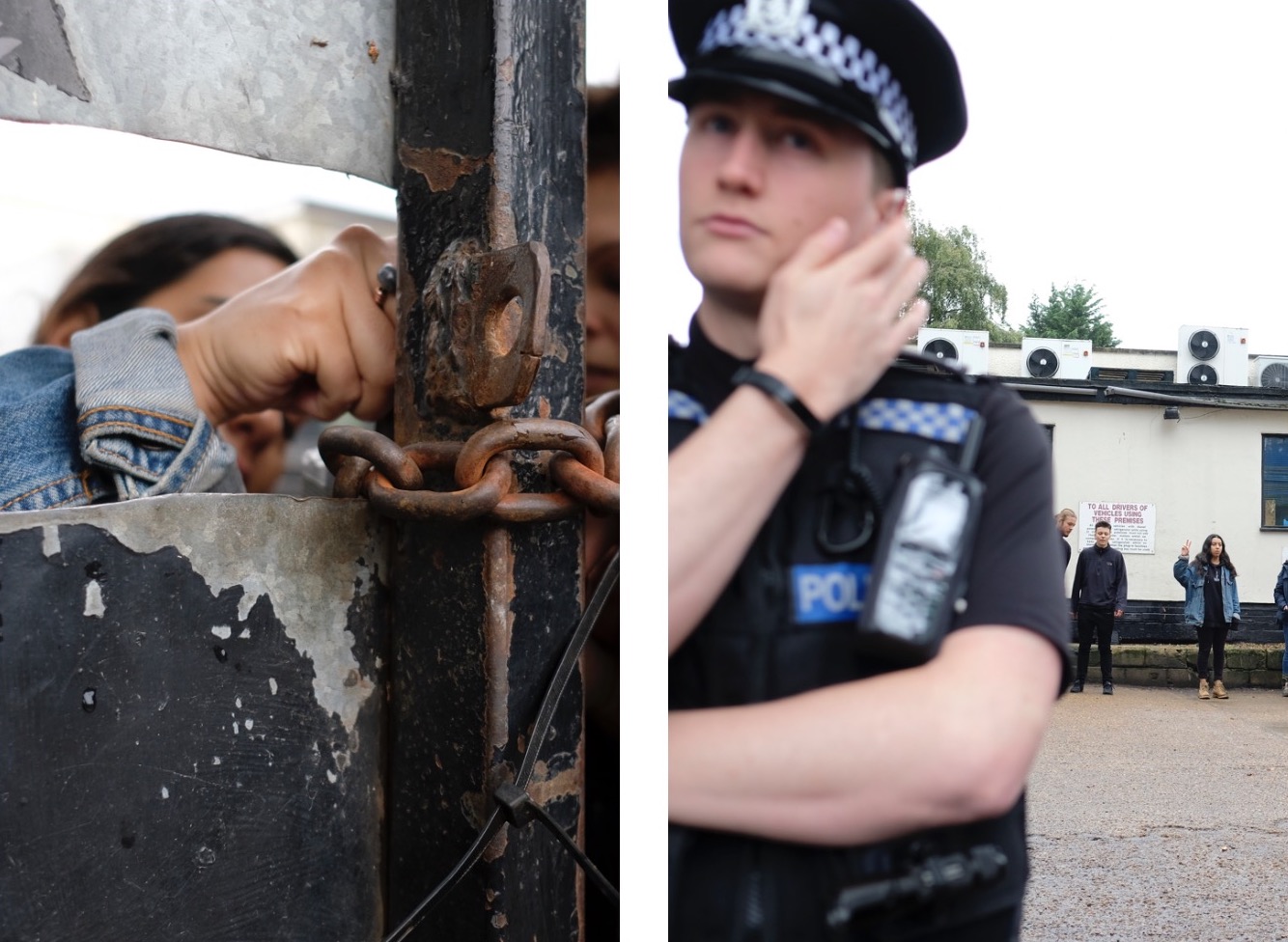 banned-from-protesting-in-london-activists-storm-local-slaughterhouse