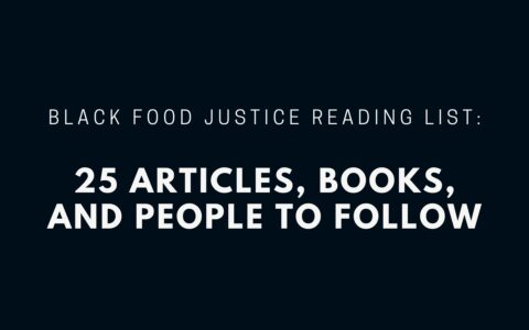 black food justice reading list