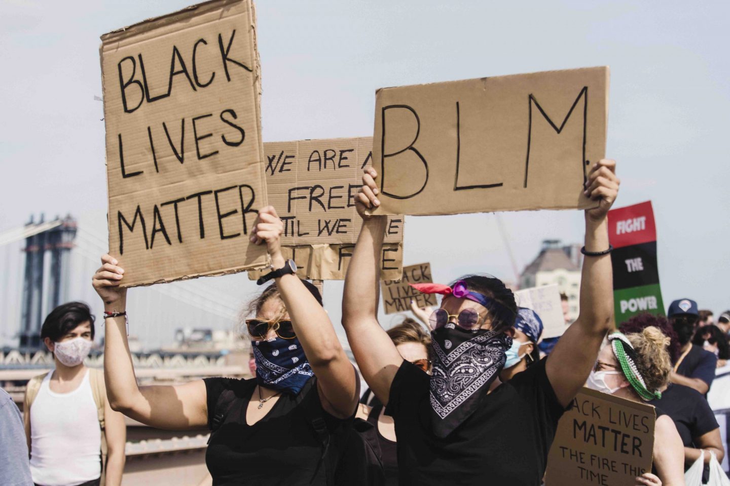 diversity BLM protesters