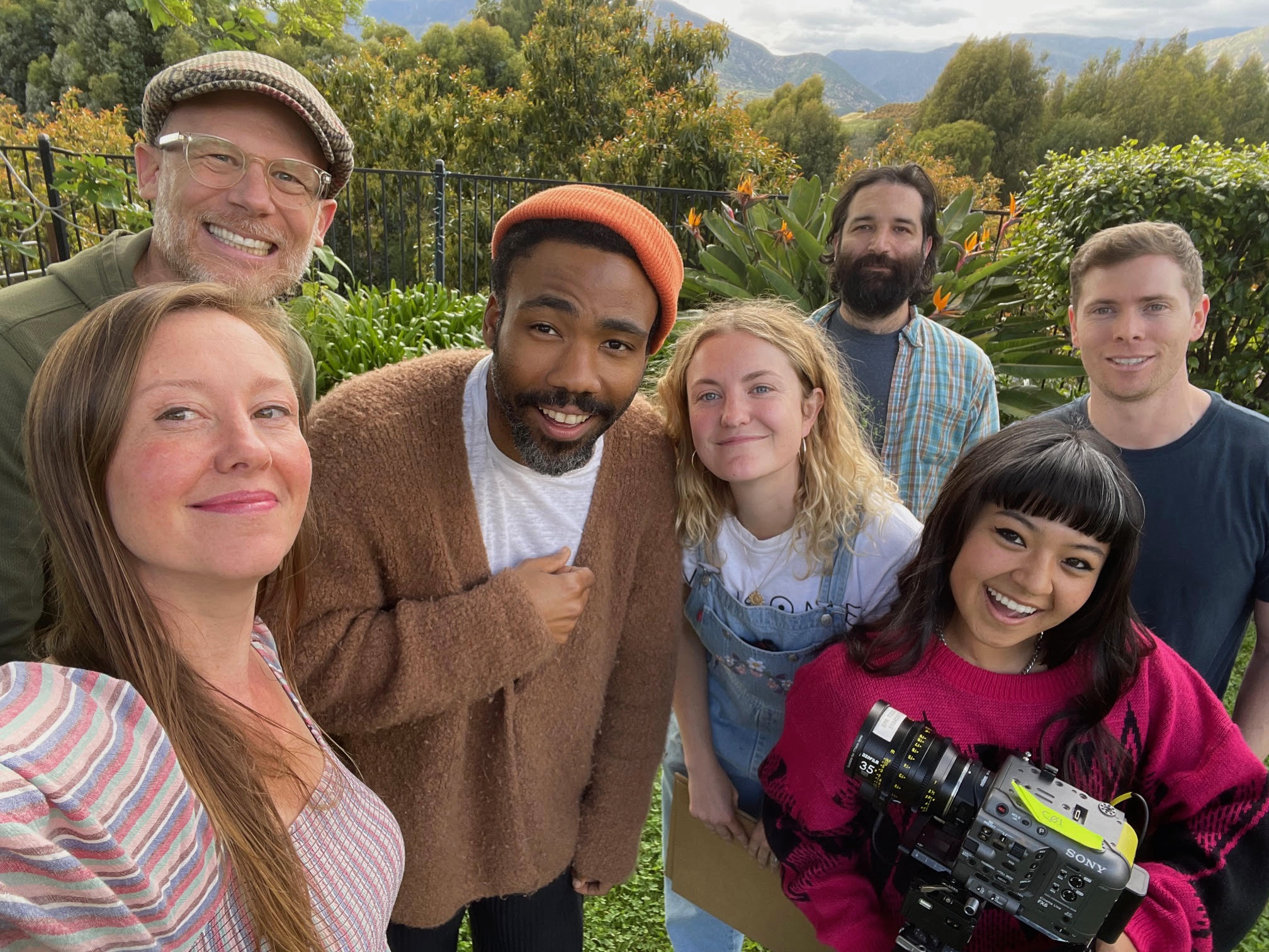 Donald Glover and others filming Common Ground