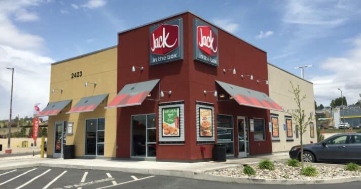 Exterior of a Jack in the Box location