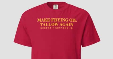 Shirt sold on RFK Jr's website that says 