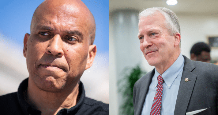 Senators Cory Booker and Dan Sullivan