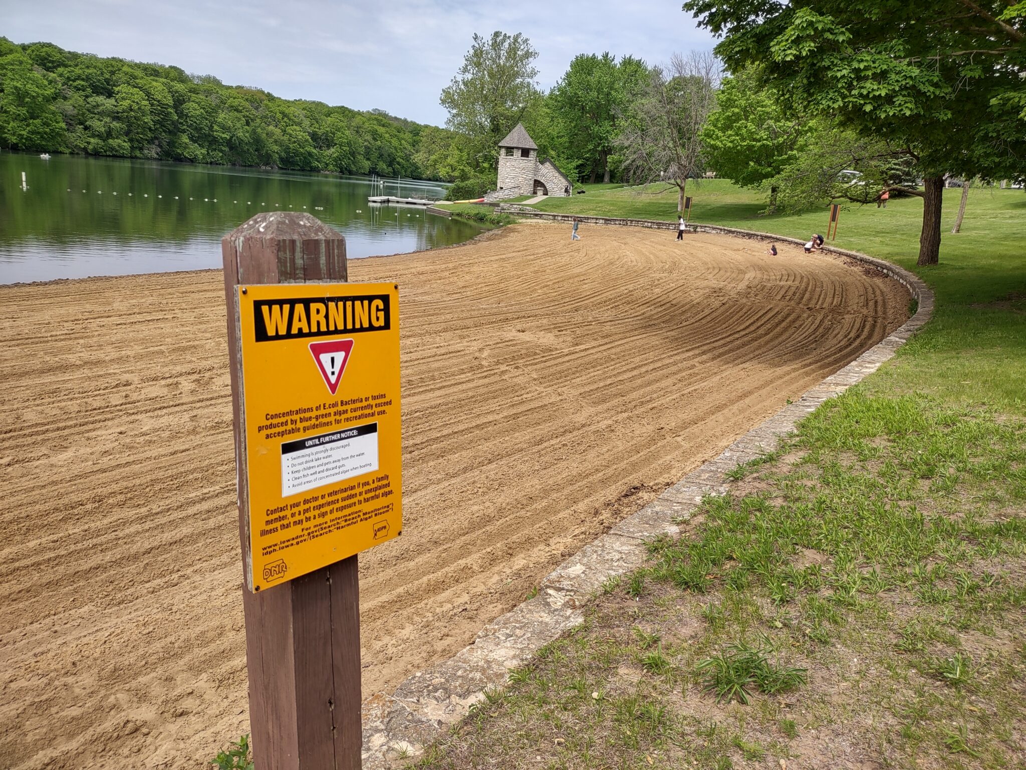 A warning sign