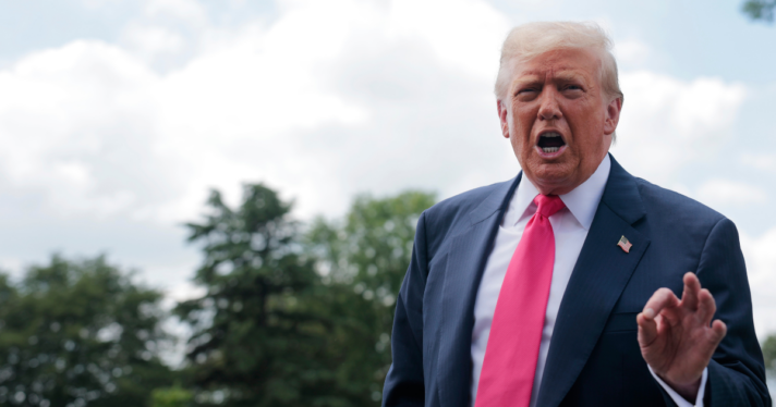 Donald Trump talking