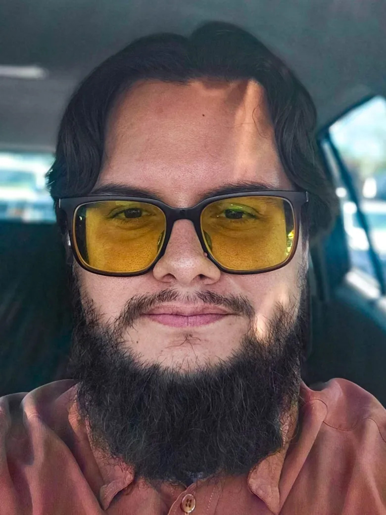 Man smiling