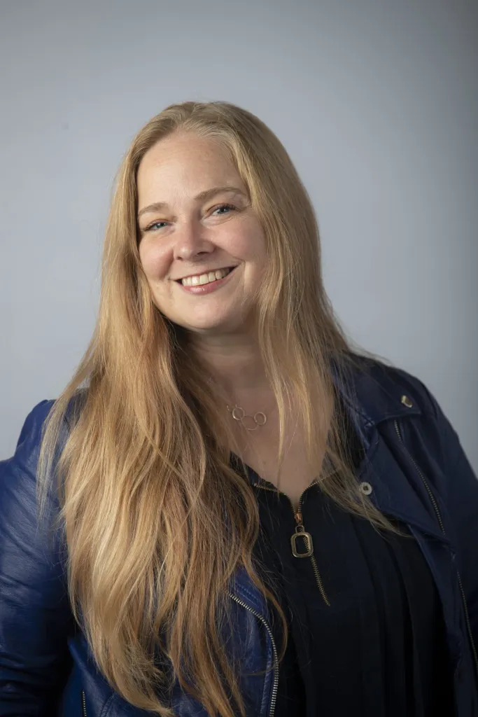 Woman smiling