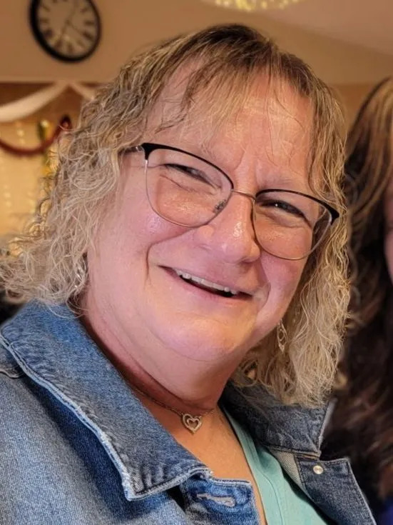 Woman smiling