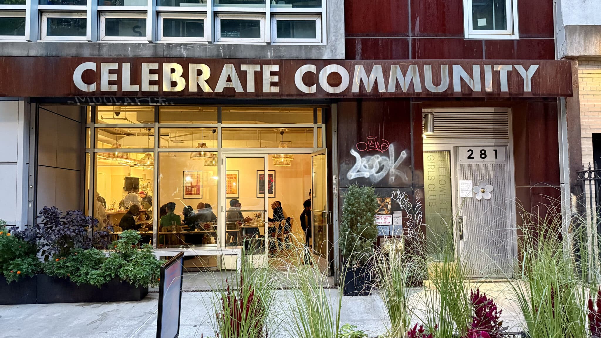 Community Kitchen's entrance