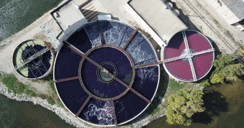 A water treatment facility