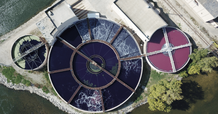 A water treatment facility