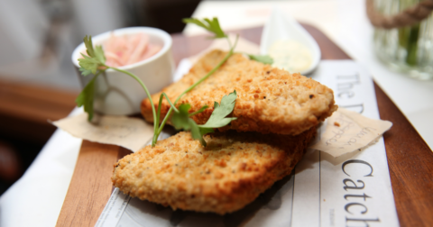 Vegan fishless filets