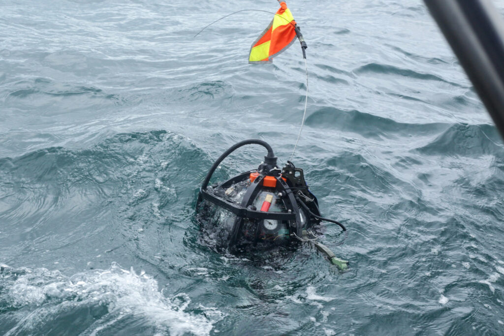 An ocean camera resurfacing