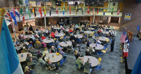 A town hall event