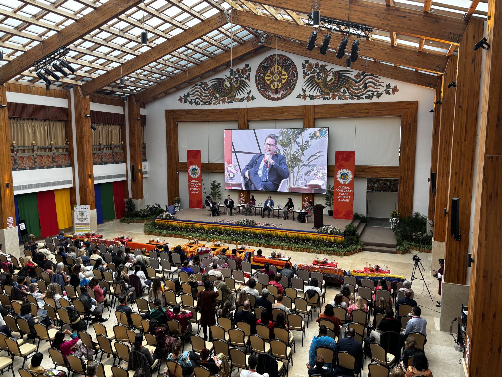 People sitting in attendance for the Global Conscious Food System Summit