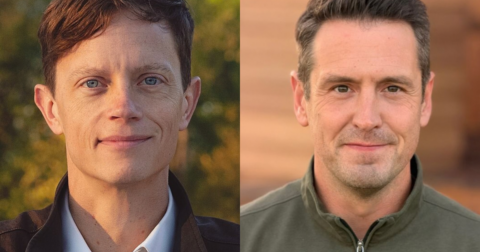 Iowa gubernatorial candidates Rob Sand and Zach Lahn